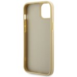 Guess nakładka do iPhone 14 6,1" GUHCP14SHDGTPD złota hardcase Rhinestone Triangle