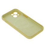 Nakładka Mag Invisible do iPhone 15 Pro 6,1" pastelowy żółty