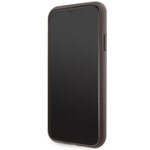 Guess nakładka do iPhone 11 GUHCN61P4SNW brązowa HC 4G Stripe