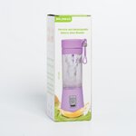 Przenośny blender do owoców do smoothie 380 ml różowy