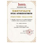 HOCO futera kompatybilny z MagSafe AS6 do IPHONE 15 Plus czarny transparentny