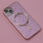 Nakładka Glitter Chrome Mag do iPhone 14 Pro Max 6,7" różowa