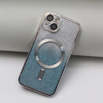 Nakładka Glitter Chrome Mag do iPhone 12 Pro Max 6,7" srebrny gradient