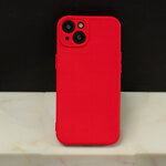 Nakładka Silicon do iPhone 14 6,1" czerwona