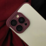 TPU mini bumpers z ochroną aparatu do iPhone 14 Pro Max 6,7" wiśniowy