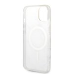 Guess zestaw nakładka + ładowarka do iPhone 14 Plus 6,7" GUBPP14MHMEACSH biały hard case Marble MagSafe