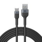 Forever kabel Flexible USB - USB-C 1,0 m 3A czarny