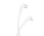 Maxlife kabel kątowy MXUC-09 USB-C - Lightning 1,0 m 27W biały