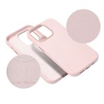 Futerał LEATHER MAG COVER kompatybilny z MagSafe do IPHONE 16 różowy
