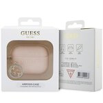 Guess etui do AirPods Pro 2 GUAP23DSLGHDP różowe Silicone W/4G Diamond Charm