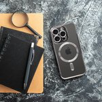 Futera Electro Mag Cover kompatybilny z MagSafe do IPHONE 15 PRO tytanowy szary
