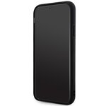 Karl Lagerfeld nakładka do iPhone 11 KLHCN61RUPKLPK czarna HC 3D Rubber Mono Logo Plate
