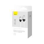 Baseus kabel CoolPlay USB - Lightning 1m 2,4A biały