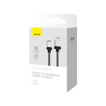 Baseus kabel CoolPlay USB - Lightning 2m 2,4A czarny