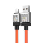 Baseus kabel CoolPlay USB - Lightning 2m 2,4A pomarańczowy