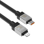 Baseus kabel CoolPlay USB-C - Lightning 2m 20W czarny