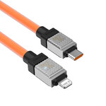 Baseus kabel CoolPlay USB-C - Lightning 2m 20W pomarańczowy