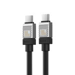 Baseus kabel CoolPlay USB-C - USB-C 1m 100W czarny