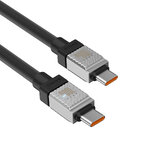 Baseus kabel CoolPlay USB-C - USB-C 2m 100W czarny