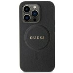 Guess nakładka do iPhone 11 GUHMN61PSAHMCK czarna HC PU Saffiano Magsafe