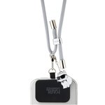 Karl Lagerfeld pasek KLUCNMSCKIG szary Universal Crossbody Cord Ikonik