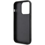 Karl Lagerfeld nakładka do iPhone 14 Pro Max 6,7" KLHCP14X3DRKINK czarne hardcase Rubber Ikonik 3D