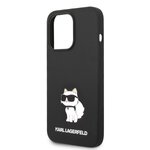 Karl Lagerfeld nakładka do iPhone 14 Pro Max 6,7" KLHCP14XSNCHBCK czarna hardcase Silicone Choupette