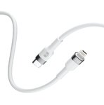 Forever kabel MFi Flexible USB-C - Lightning 1,0 m 27W biały