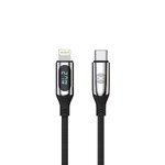 Forever kabel LCD USB-C - Lightning 1,0 m 27W czarny