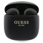 Guess słuchawki bluetooth TWS + stacja dokująca GUTWST26PSK czarne Classic EST Logo