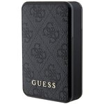 Guess power bank 10000mAh 18W GUPB10DP4GEGK czarny PU Leather