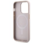 Guess nakładka do iPhone 14 Pro 6,1" GUHMP14LHGCFSEP różowa hard case GCube Stripes MagSafe