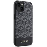 Guess nakładka do iPhone 14 Plus 6,7" GUHMP14MHGCFSEK czarna hard case GCube Stripes MagSafe