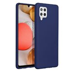 Futerał SOFT do SAMSUNG Galaxy A42 5G ciemny niebieski