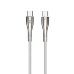 Forever kabel Sleek USB-C - USB-C 1,0 m 60W biały