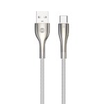 Forever kabel Sleek USB - USB-C 1,0 m 3A biały