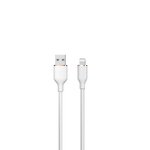 Devia kabel Jelly USB - Lightning 1,2 m 2,4A biały