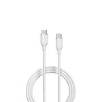 Devia kabel Jelly USB-C - USB-C 1,2 m 60W biały