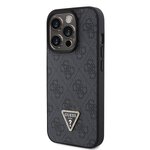 Guess nakładka do iPhone 15 Pro Max 6,7" UHCP15XP4TDSCPK czarna hardcase Crossbody 4G Metal Logo
