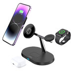 Maxlife ładowarka bezprzewodowa 3w1 MXWC-03 15W czarna