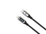 Forever kabel LCD USB-C - Lightning 1,0 m 27W czarny