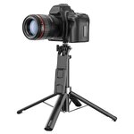 HOCO uchwyt selfie z pilotem bezprzewodowym tripod K21 czarny