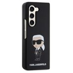 Karl Lagerfeld nakładka do Z Fold5 KLHCZFD5SNIKBCK czarna Silicone Ikonik