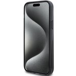 Karl Lagerfeld nakładka do iPhone 15 Pro 6,1" KLHMP15SHMRSKCK czarna hardcase Ring Stand Karl&Choupettte MagSafe