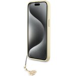 Guess nakładka do iPhone 15 Plus 6.7 GUHCP15SGF4GGR szara hardcase 4G Charms Collection