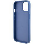 Guess nakładka do iPhone 15 6.1" GUHCP15SP4TDSCPB  niebieska hardcase Crossbody 4G Metal Logo