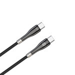 Forever kabel Sleek USB-C - USB-C 1,0 m 60W czarny