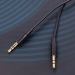 Maxlife kabel audio jack 3,5 mm - jack 3,5 mm 1m czarny