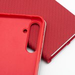 Kabura LUNA Book Carbon do SAMSUNG A21s czerwony