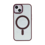 Nakładka Satin Clear Mag do iPhone 14 6,1" fioletowa
